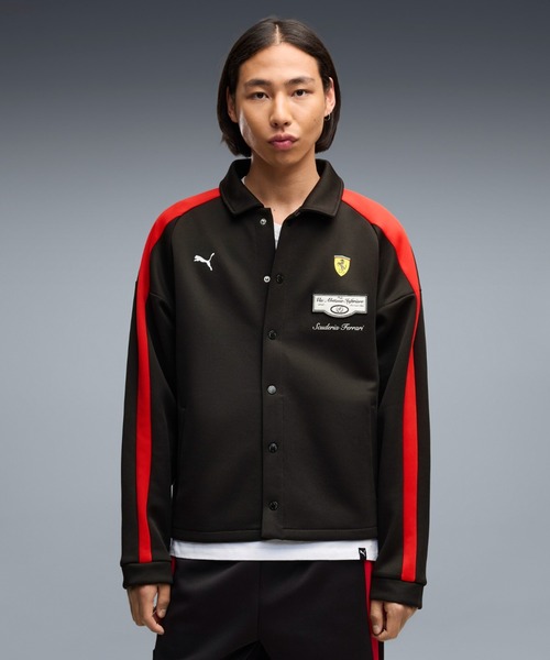 Puma Ferrari ジャージ上下セット 黒/赤　L PUMA（プーマ） ジャージ メンズ フェラーリ T7 トラック ジャケット