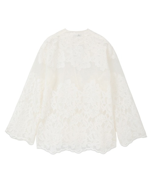 CLANE（クラネ） ジャケット テーラードジャケット FLOWER LACE WIDE