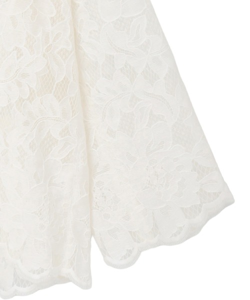 CLANE（クラネ） ジャケット テーラードジャケット FLOWER LACE WIDE