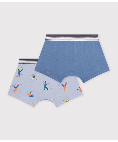 PETIT BATEAU（プチバトー） トランクス プリントトランクス2枚組