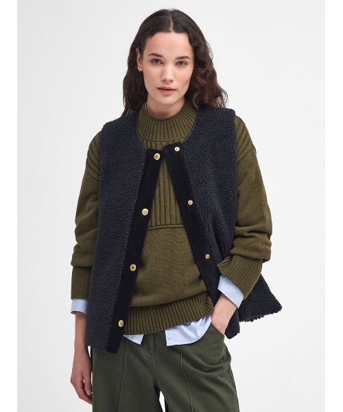 Barbour（バブアー） ベスト ジレ Dulsie ボア ライナー ベスト