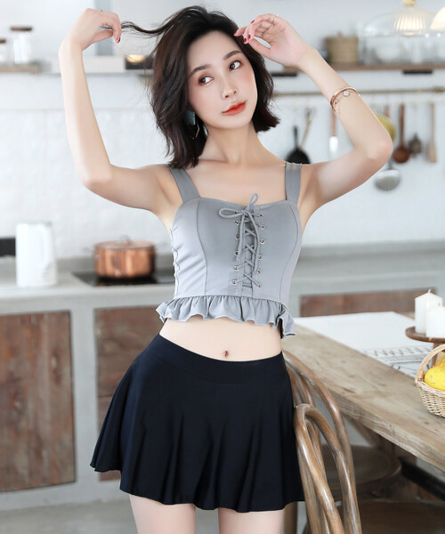 Belchic レースアップ フェアリースイムウェア 水着 Belchic レースアップ フェアリースイムウェア 水着 Belchic