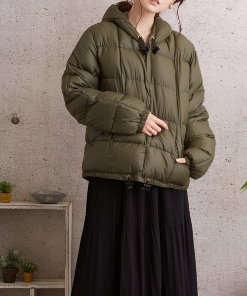 ダウンコート ダウンジャケット 「Crecent Down Works/クレセントダウンワークス」HOODED PULLOVER (UN)の画像