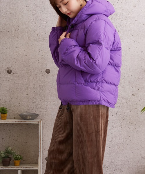 ダウンコート ダウンジャケット 「Crecent Down Works/クレセントダウンワークス」HOODED PULLOVER (UN)の画像