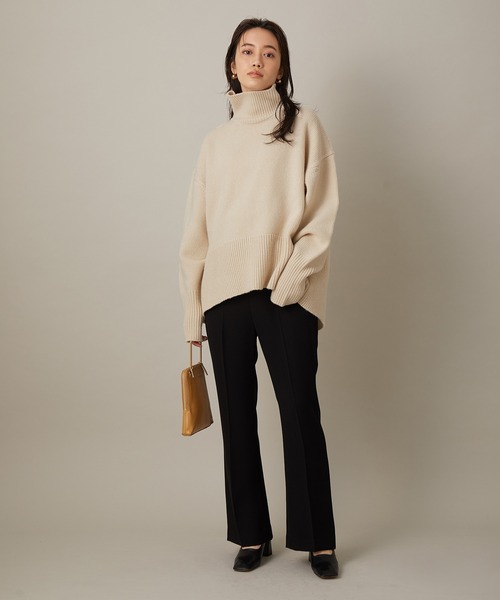 ADAM ET ROPE'（アダムエロペ） ニット セーター 「上質ウール糸使用