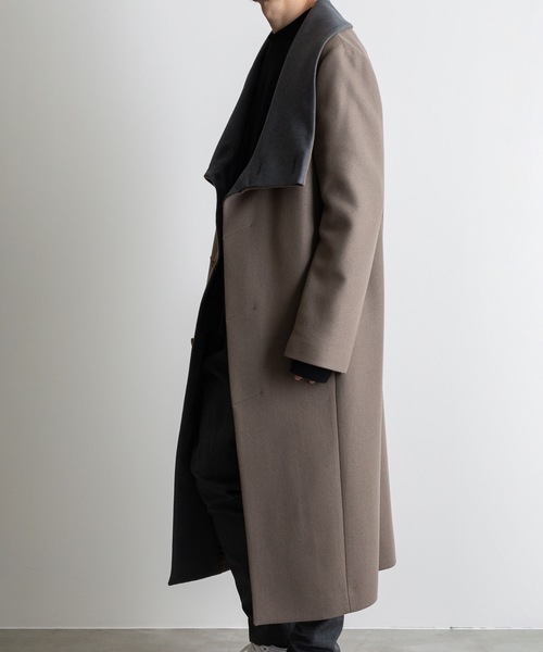 チェスターコート コート STAND COLLAR COAT メンズの画像