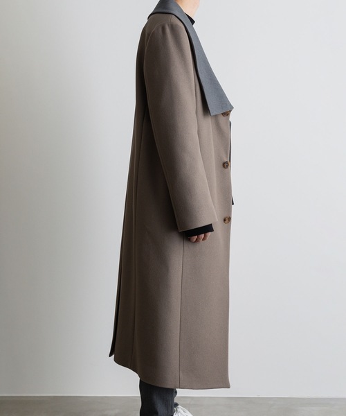 チェスターコート コート STAND COLLAR COAT メンズの画像