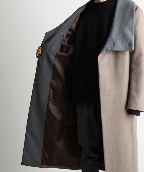 チェスターコート コート STAND COLLAR COAT メンズの画像