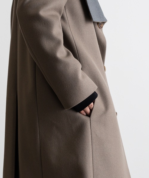 チェスターコート コート STAND COLLAR COAT メンズの画像