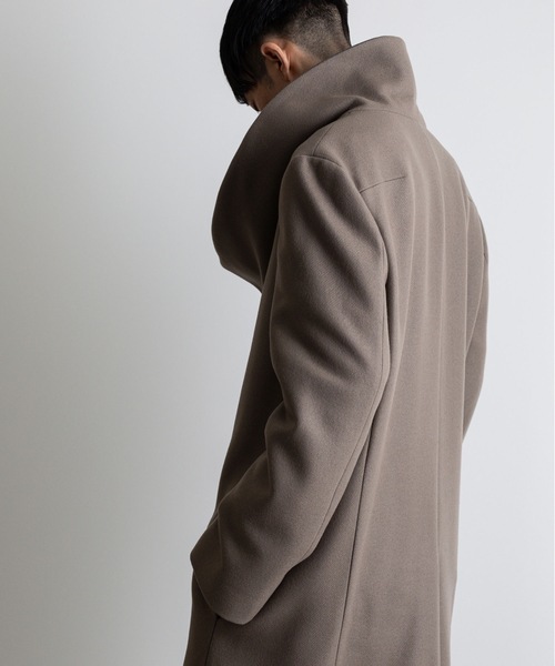 チェスターコート コート STAND COLLAR COAT メンズの画像