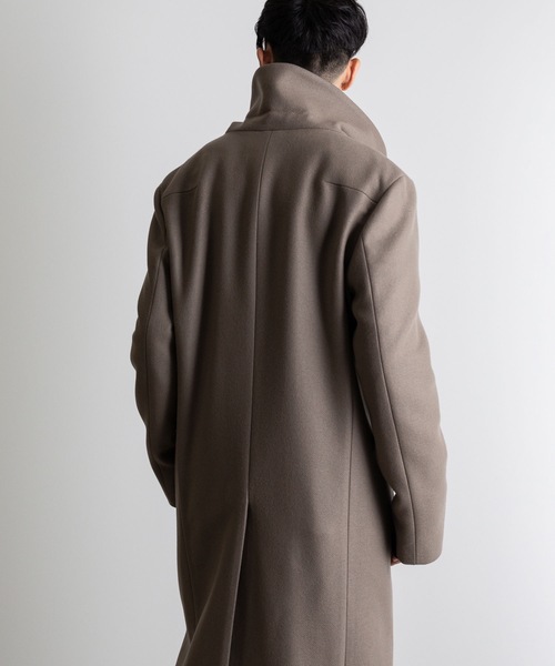 チェスターコート コート STAND COLLAR COAT メンズの画像