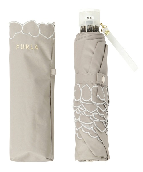 FURLA（フルラ） 折りたたみ傘 一級遮光 晴雨兼用折りたたみ日傘