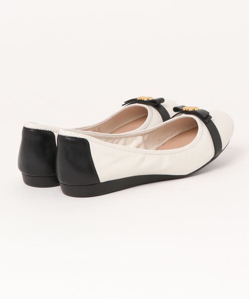 【ほぼ新品】コールハーン トバ ボウ バレエ フラットパンプス レザー ブラック セール】トバ ボウ バレエ womens（バレエシューズ）｜COLE HAAN