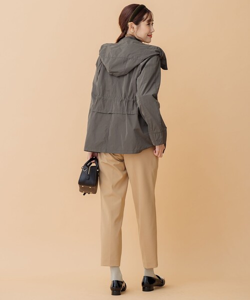 組曲（KUMIKYOKU） コート アウター 「洗える」ライトフーディ