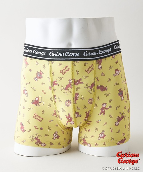 LB/S ボクサーパンツ 「CURIOUS GEORGE/おさるのジョージ」総柄