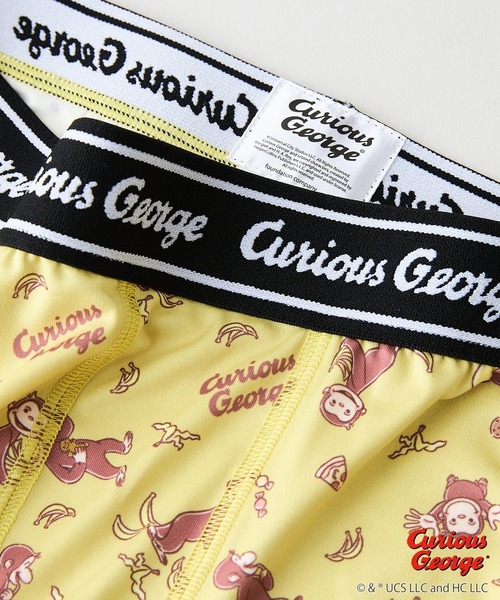 LB/S ボクサーパンツ 「CURIOUS GEORGE/おさるのジョージ」総柄