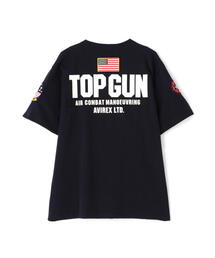 AVIREX tシャツ TOP GUN PATCH ＆ PRINT T-SHIRT / トップガン