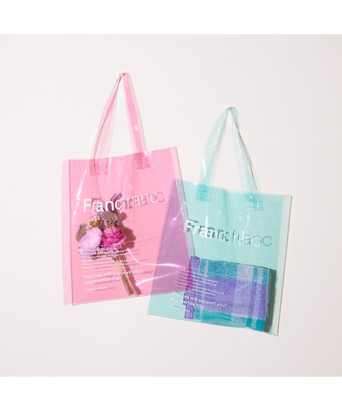 Francfranc（フランフラン） トートバッグ クリア トートバッグ ピンク