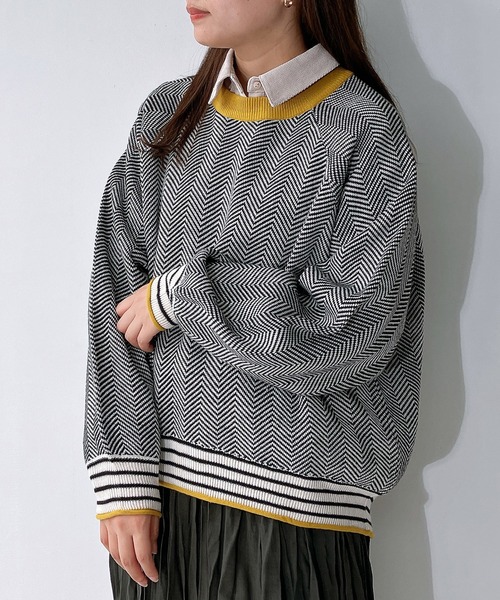 AS KNOW AS（アズノゥアズ） ニット セーター アソート柄 くるりジャ