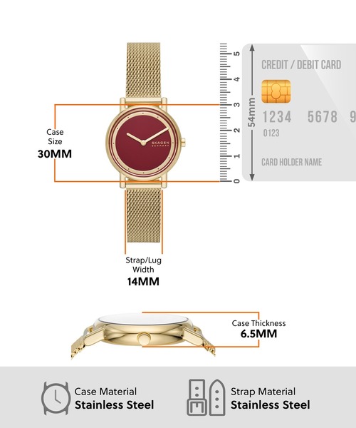 SKAGEN（スカーゲン） 腕時計 腕時計 レディース アナログ ステンレス