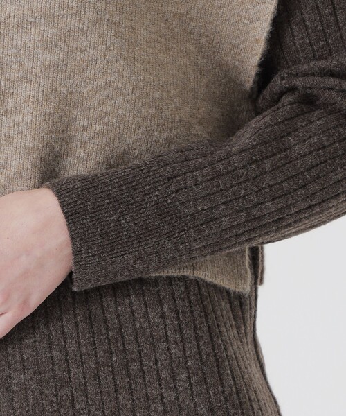 LOVELESS（ラブレス） ワンピース ZIPニットコンビワンピース