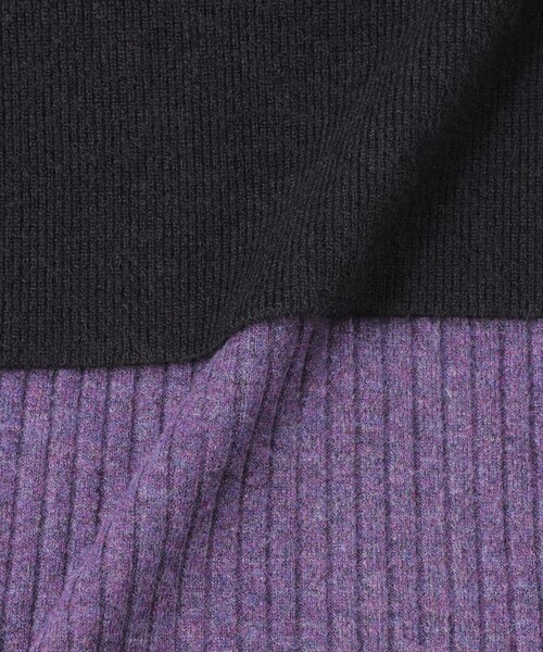 LOVELESS（ラブレス） ワンピース ZIPニットコンビワンピース