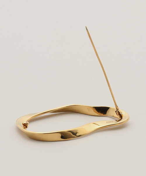 AGMES ゴールドヴェルメイユ ブローチ【関税なし】 journal standard L'essage 「AGMES/アグメス」VERA BROOCH GOLD