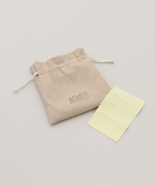 AGMES ゴールドヴェルメイユ ブローチ【関税なし】 journal standard L'essage 「AGMES/アグメス」VERA BROOCH GOLD