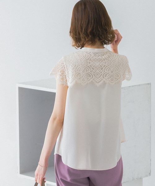 URBAN RESEARCH ROSSO WOMEN」 ノースリーブブラウス FREE ベージュ 