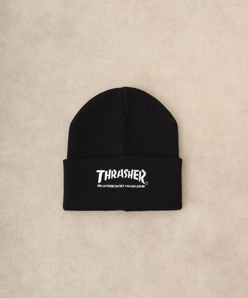 THRASHER ニット帽 ニットキャップ LONG KNIT CAP メンズ