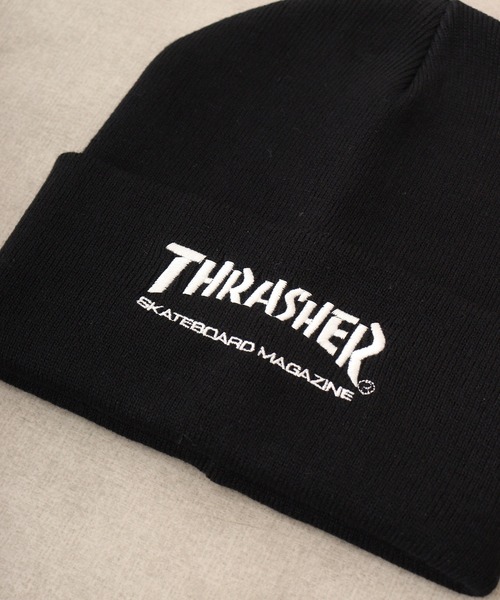 THRASHER ニット帽 ニットキャップ LONG KNIT CAP メンズ