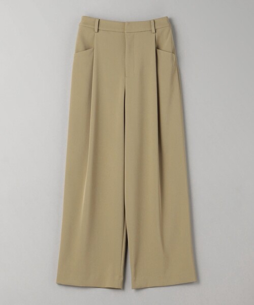 ★専用★ビューティーアンドユース　ツイルバックゴムストレートパンツ　ライム S 1600024S1037_m1_a109.jpg
