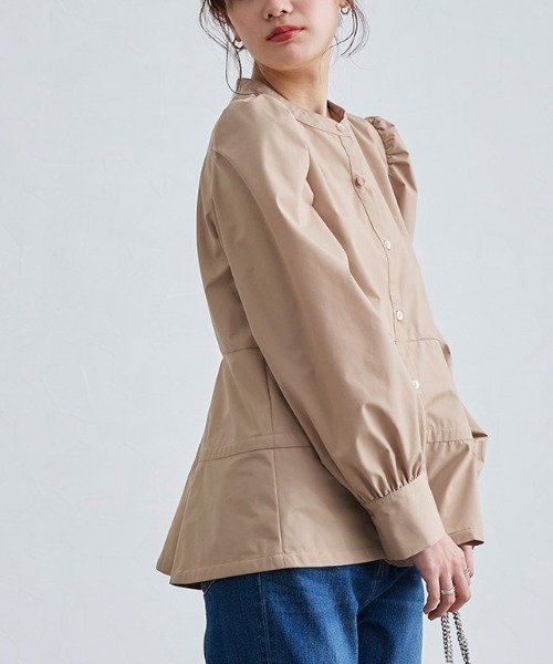 ブラウス シャツ ロマンティックリリー ペプラムブラウス レディース ブラウス シャツ ラッフル ペプラム レディース : ZOZOTOWN
