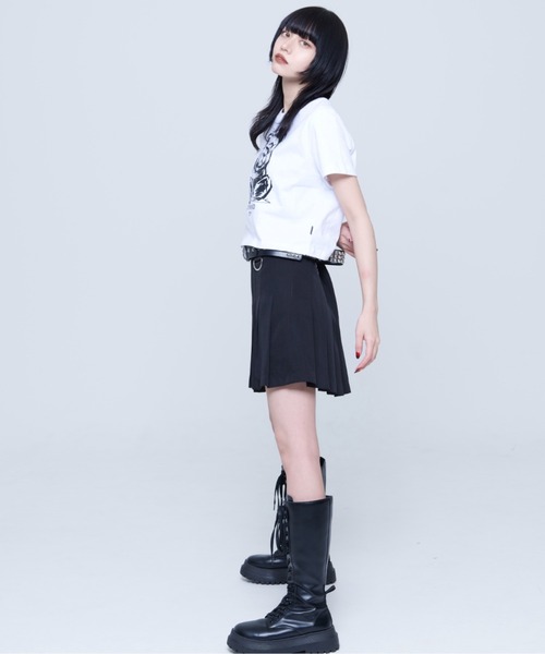 OY オーワイ スケッチオードリークロップド丈 半袖Tシャツ OY/オーワイ』 SKETCH ODOLLY CROP T/スケッチオードリー