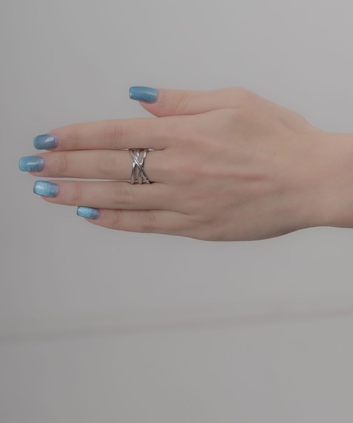 yu-ka 指輪 リング YU-KA:トリプルクロスリング レディース : ZOZOTOWN