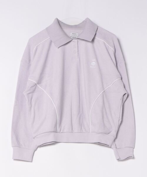 ポロシャツ ポロ 「直営店限定」RVCA レディース ALL TIME TERRY LS POLO SHIRTS ポロシャツ 「2024年春夏モデル」