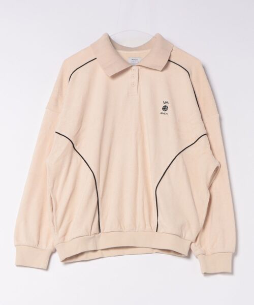 ポロシャツ ポロ 「直営店限定」RVCA レディース ALL TIME TERRY LS POLO SHIRTS ポロシャツ 「2024年春夏モデル」 RVCA ポロシャツ ポロ 「直営店限定」RVCA レディース ALL TIME