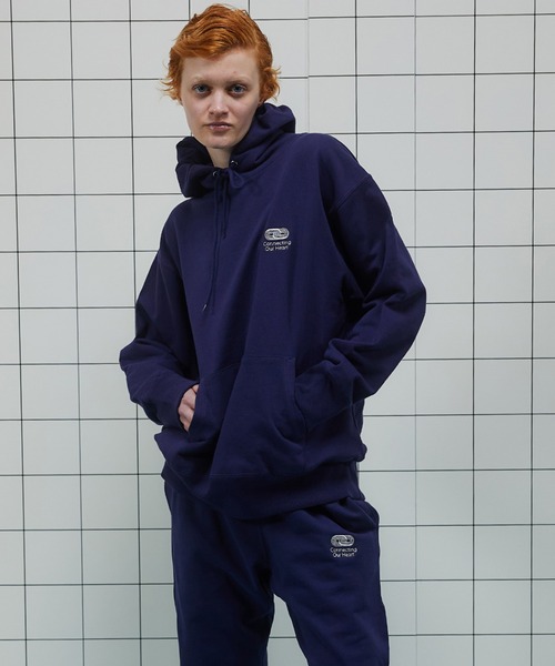 MAISON SPECIAL（メゾンスペシャル） パーカー Connecting Embroidery 