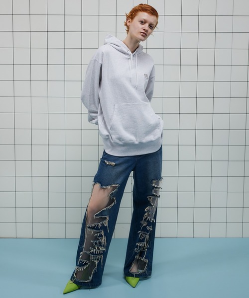 MAISON SPECIAL（メゾンスペシャル） パーカー Connecting Embroidery