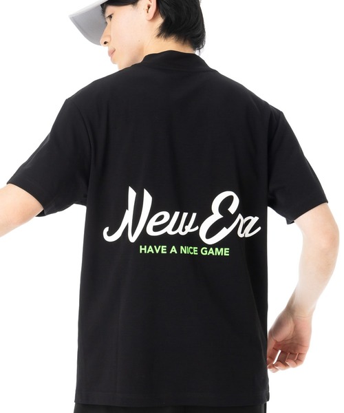 NEW ERA（ニューエラ） ポロシャツ 半袖 ゴルフウェア ミッドネック