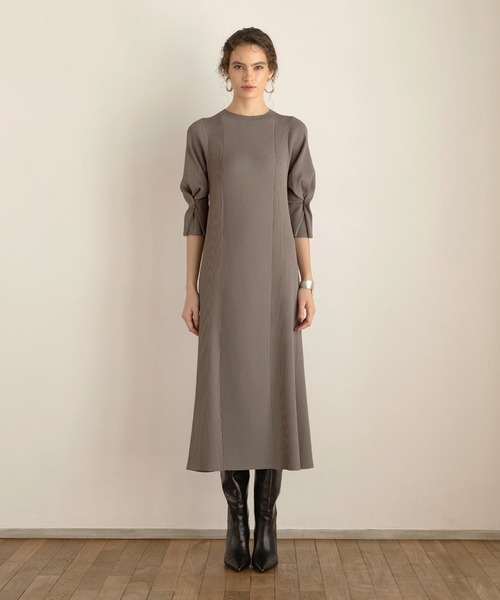 MIELI INVARIANT」 ニットワンピース FREE モカ レディース : 83132940  