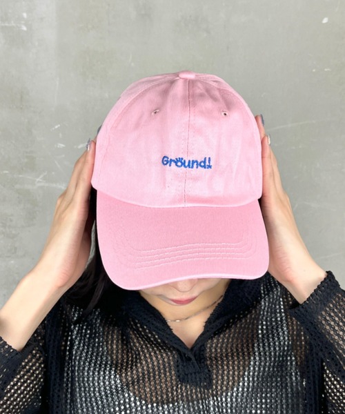 Loco Ocean キャップ 帽子 配色カラー 英字ロゴ Ground 刺繍