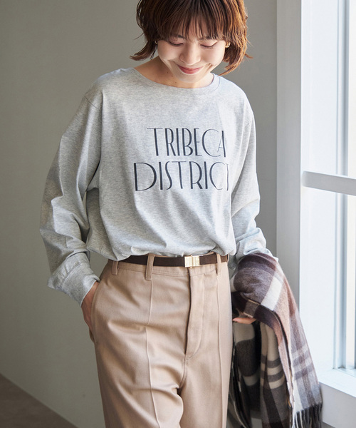 Spick & Span - シルケット天竺ロゴロンT Spick＆Span tシャツ シルケット天竺ロゴロンTEE2 レディース