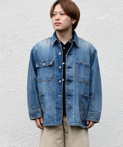 Johnbull デニムジャケット gジャン 12.5オンスデニムサック