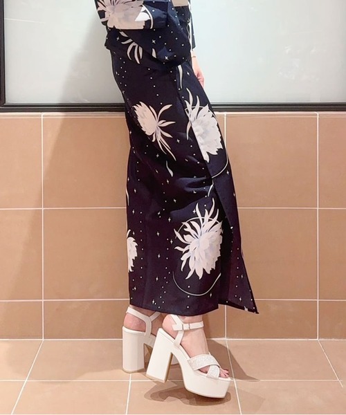 サンダル ミュール 「ラク盛り／サンダル」リピーター続出／脚長美脚　ラク盛り厚底サンダル レディースの画像