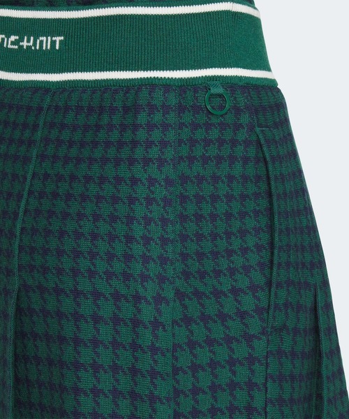 スカート PRIMEKNIT ハウンドトゥース プリーツスカート「adidas Golf