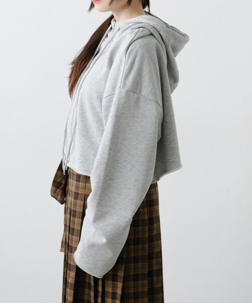Kastane パーカー オーバーダイスウェットパーカー レディース