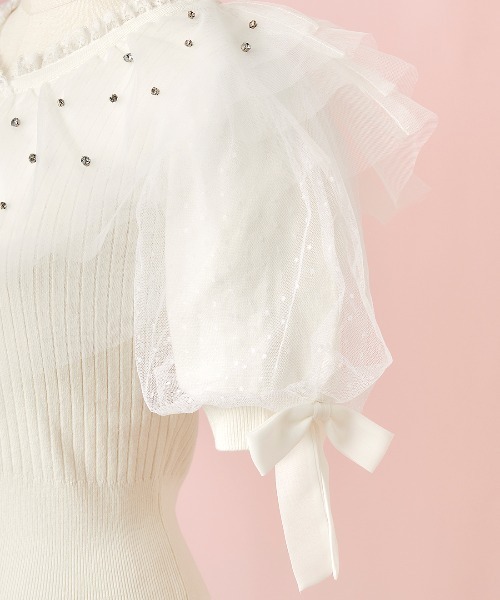 mellfy memory（メルフィーメモリー） ニット セーター Prism glitter