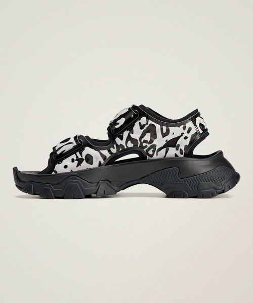 関税込 adidas by Stella McCartney ロゴ スライド サンダル 黒 adidas by Stella McCartney サンダル Hika アウトドアサンダル
