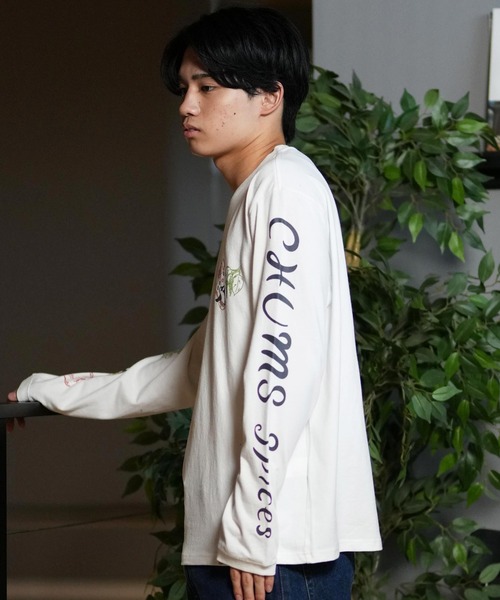 CHUMS Tシャツ&ロンTセット M CHUMS Logo L/S T-Shirt/チャムスロゴロングスリーブTシャツ